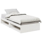 Daybed without mattress 100x200 cm solid pine white