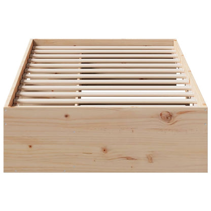 Slaapbank zonder matras 90x200 cm massief grenenhout