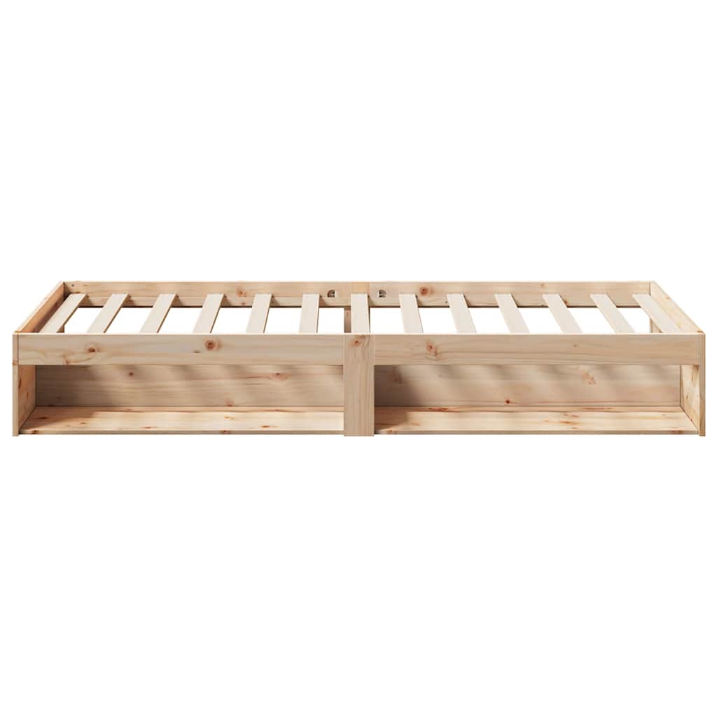 Slaapbank zonder matras 80x200 cm massief grenenhout