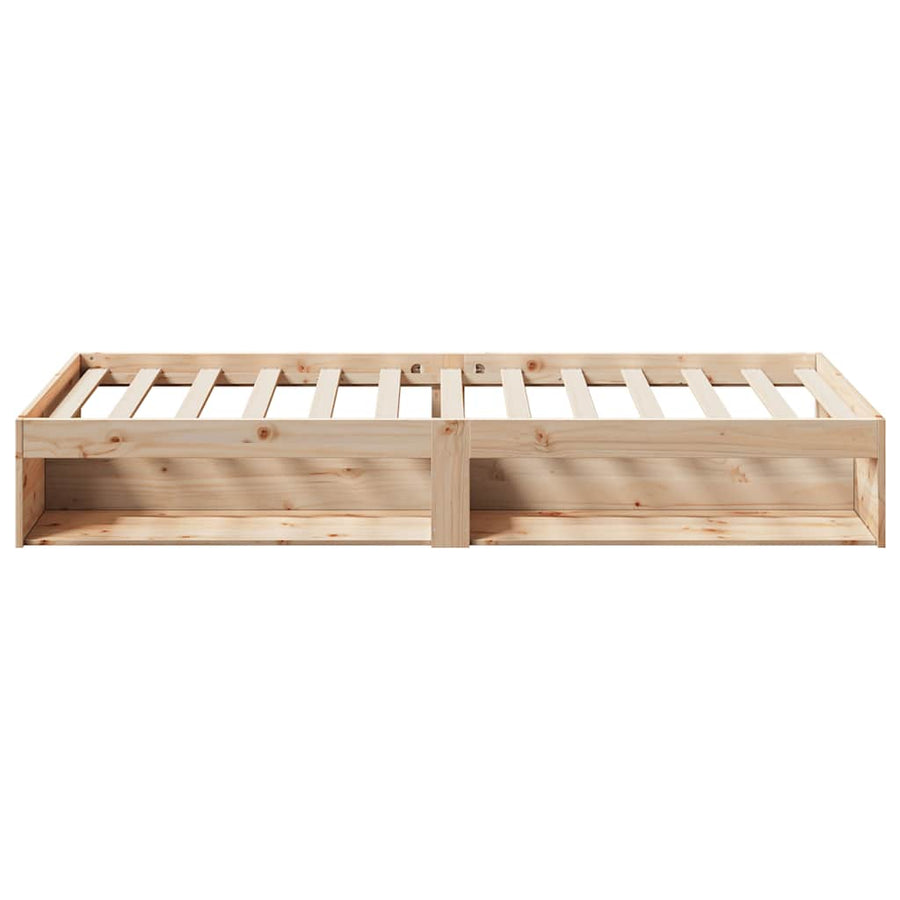 Slaapbank zonder matras 90x190 cm massief grenenhout