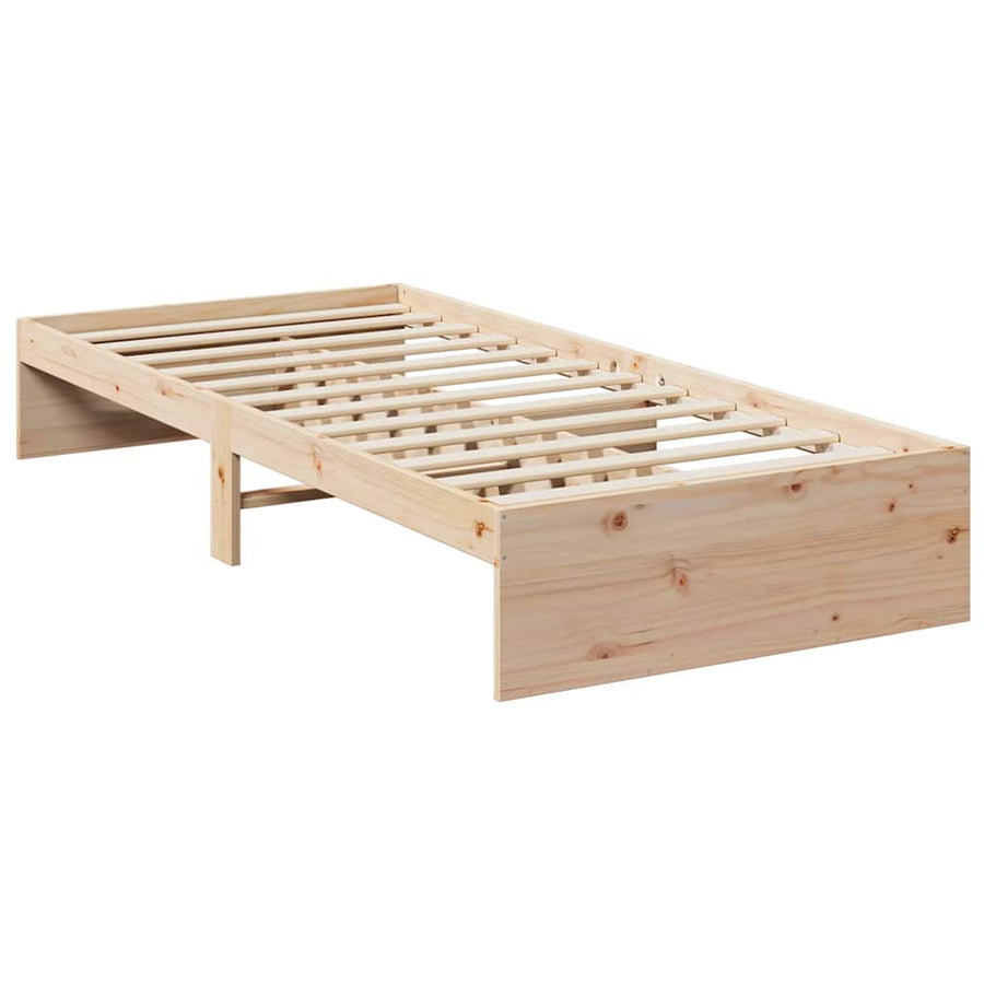 Slaapbank zonder matras 90x190 cm massief grenenhout