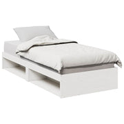 Slaapbank massief grenenhout wit 90x190 cm