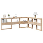 Hoofdeinde L-vormig 150 cm massief grenenhout