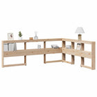 Hoofdeinde massief grenenhout L-vormig 140 cm