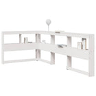 Hoofdeinde 90 cm massief grenenhout wit