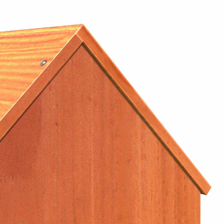 Kattenhuis 41x50x50 cm massief grenenhout wasbruin