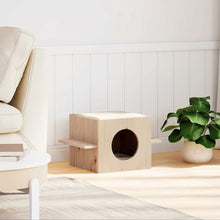 Kattenhuis 51X35X30 Cm Massief Grenenhout Bruin