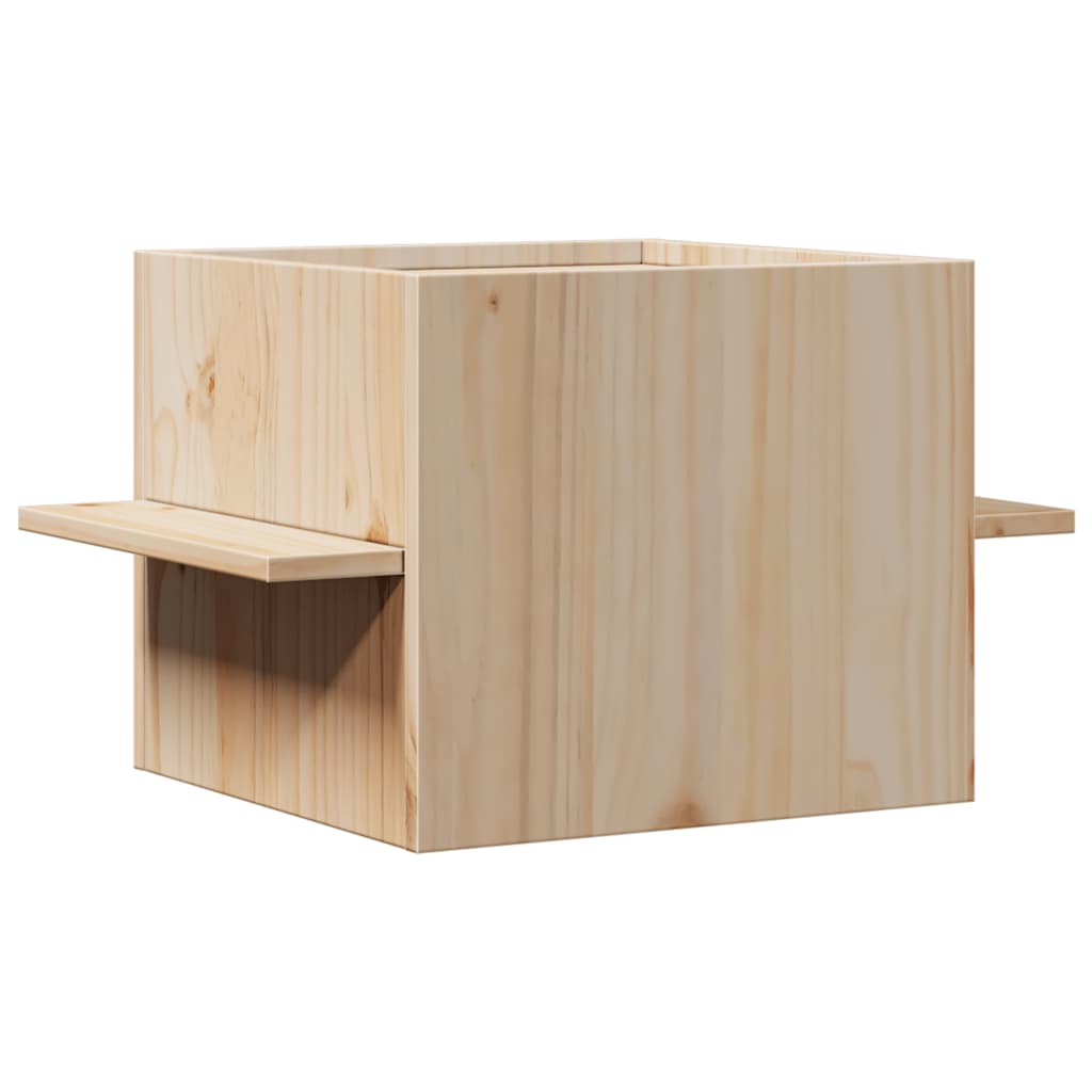 Kattenhuis 51X35X30 Cm Massief Grenenhout Bruin