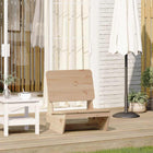 Tuinstoel massief grenenhout 60x64x70,5 cm