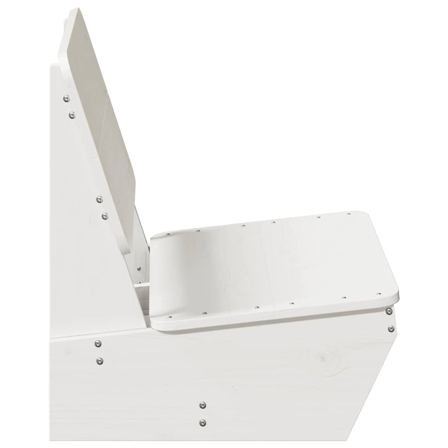 Tuinstoel 60x64x70,5 cm massief grenenhout wit