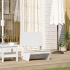 Tuinstoel massief grenenhout 60x64x70,5 cm wit