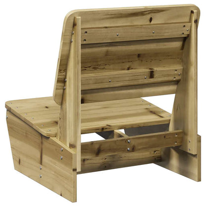 Tuinstoel 60x64x70,5 cm geïmpregneerd grenenhout