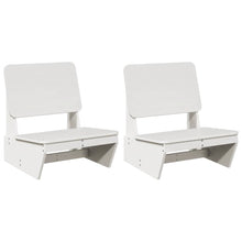 Tuinstoelen 2 st 60x64x70,5 cm massief grenenhout wit