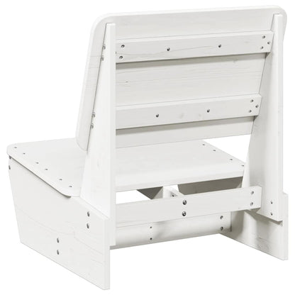 Tuinstoelen 2 st 60x64x70,5 cm massief grenenhout wit