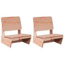 Tuinstoelen 2 st 60x64x70,5 cm massief douglashout