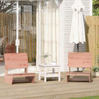 Tuinstoelen 2 st massief douglashout 60x64x70,5 cm