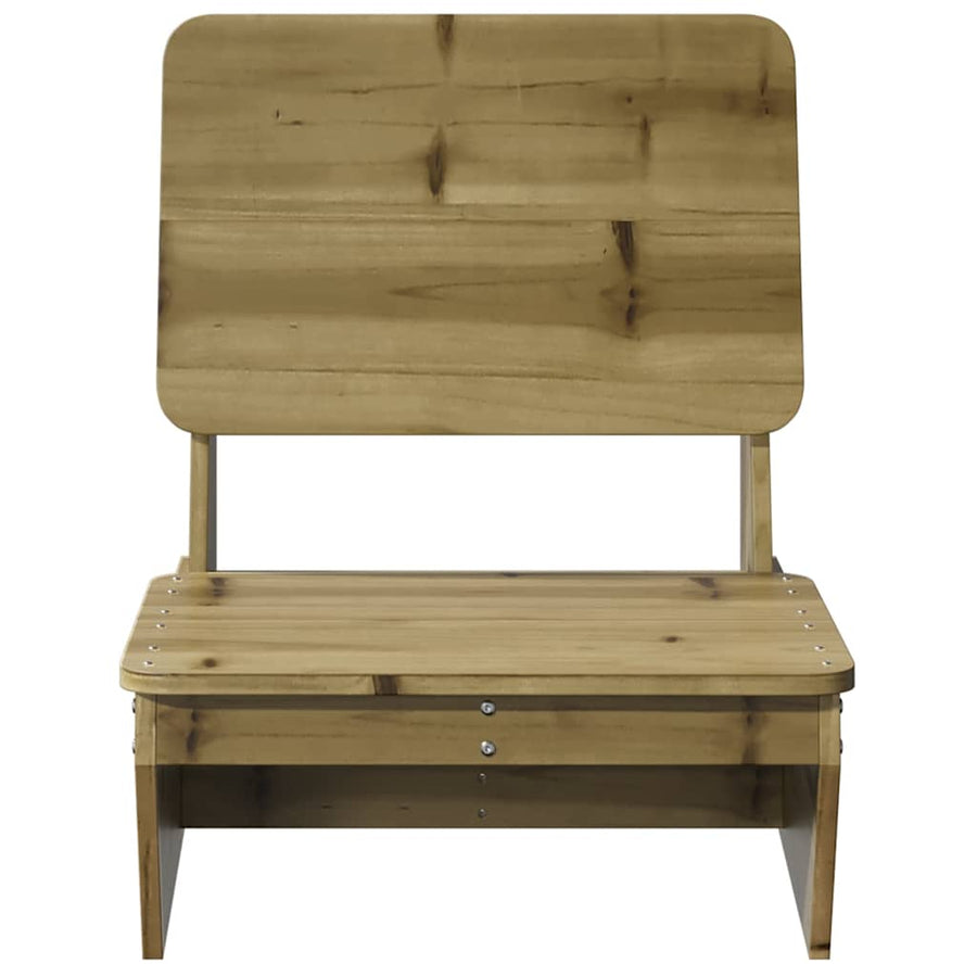 Tuinstoelen 2 st 60x64x70,5 cm geïmpregneerd hout