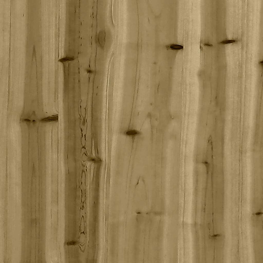 Tuinstoelen 2 st 60x64x70,5 cm geïmpregneerd hout