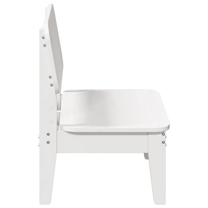 Tuinstoel 60x52,5x72 cm massief grenenhout wit
