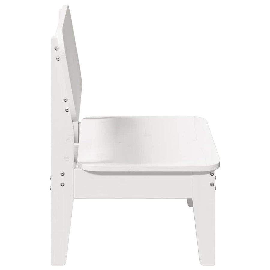Tuinstoel 60x52,5x72 cm massief grenenhout wit