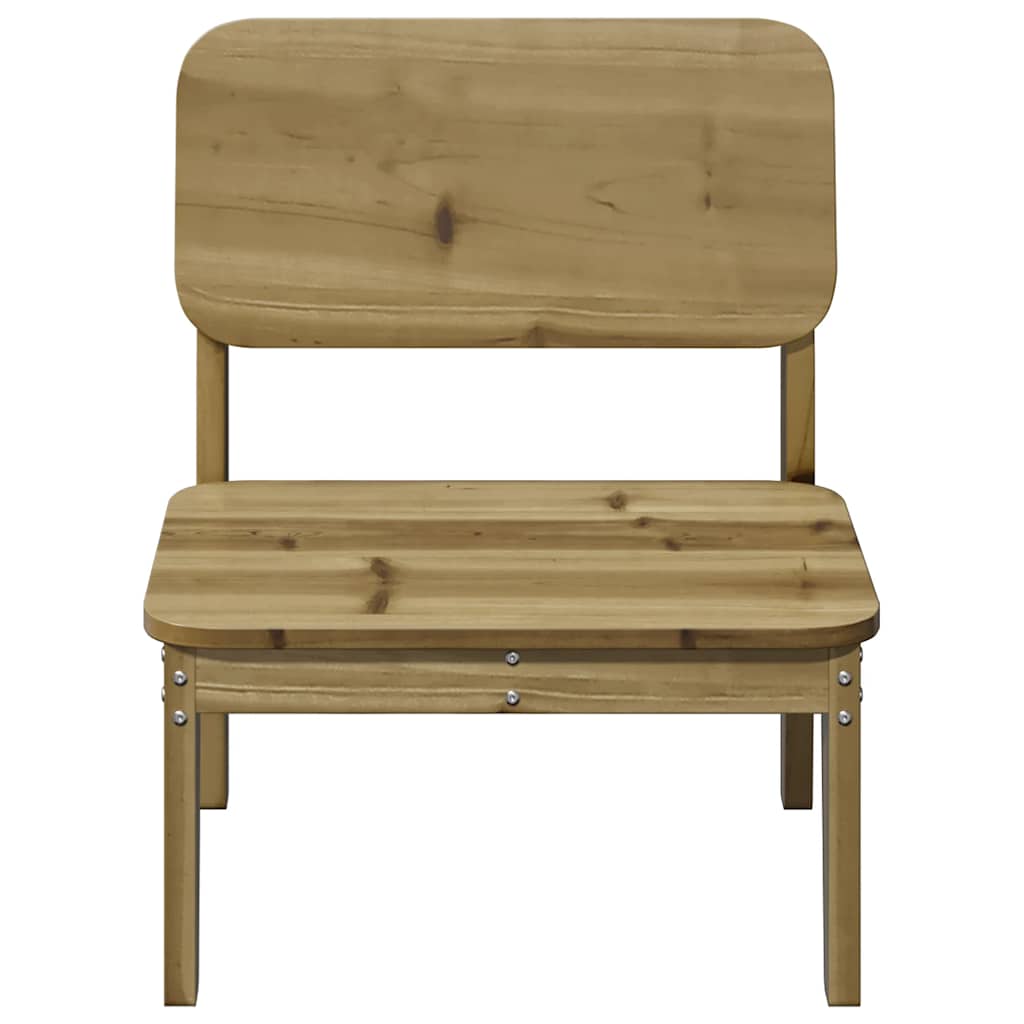 Tuinstoel 60x52,5x72 cm geïmpregneerd grenenhout
