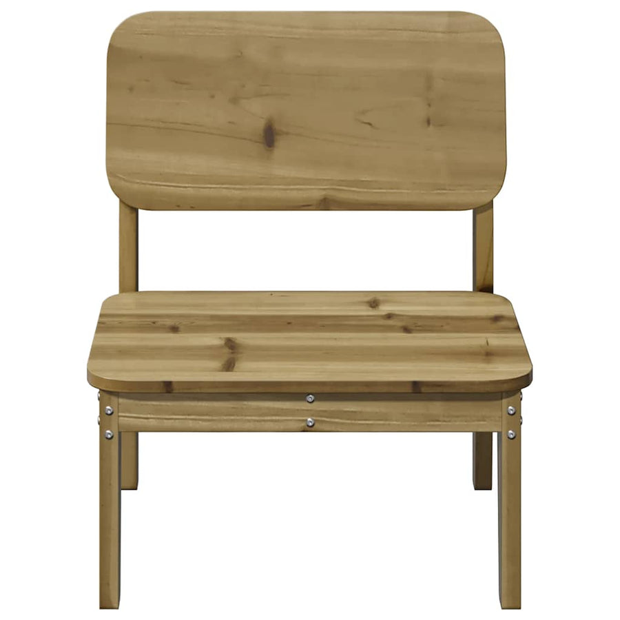 Tuinstoel 60x52,5x72 cm geïmpregneerd grenenhout