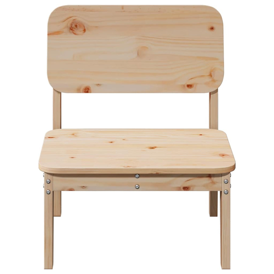 Tuinstoelen 2 st 60x52,5x72 cm massief grenenhout