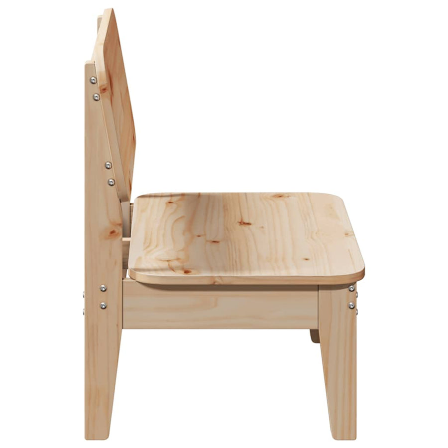 Tuinstoelen 2 st 60x52,5x72 cm massief grenenhout