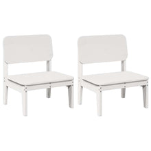Tuinstoelen 2 st 60x52,5x72 cm massief grenenhout wit