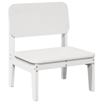 Tuinstoelen 2 st 60x52,5x72 cm massief grenenhout wit