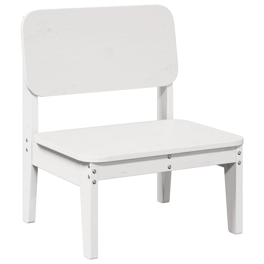Tuinstoelen 2 st 60x52,5x72 cm massief grenenhout wit