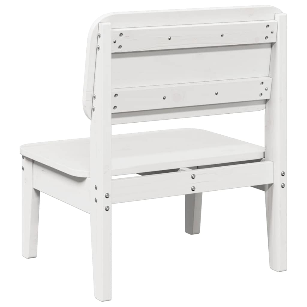 Tuinstoelen 2 st 60x52,5x72 cm massief grenenhout wit