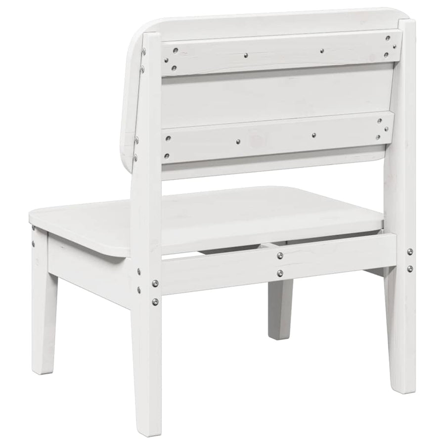 Tuinstoelen 2 st 60x52,5x72 cm massief grenenhout wit