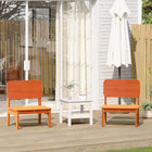 Tuinstoelen 2 st massief grenenhout wasbruin 60x52,5x72 cm