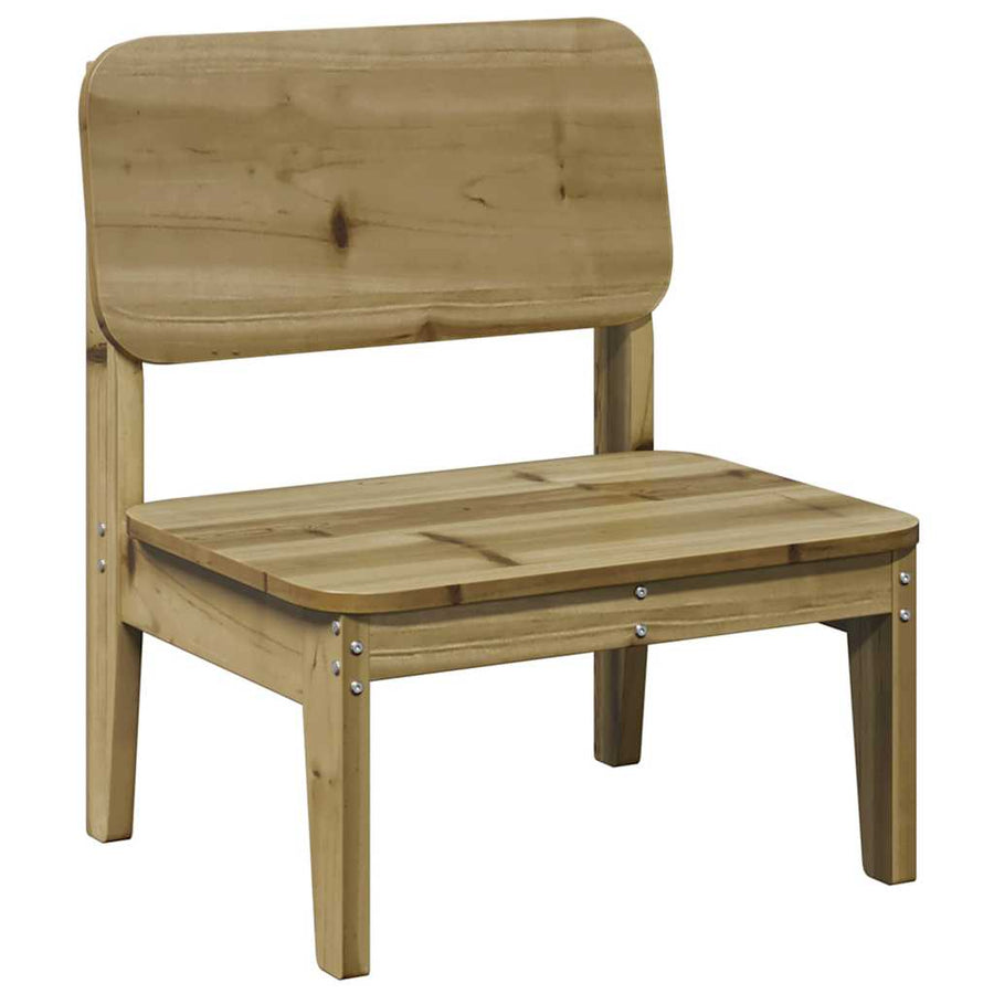 Tuinstoelen 2 st 60x52,5x72 cm geïmpregneerd hout