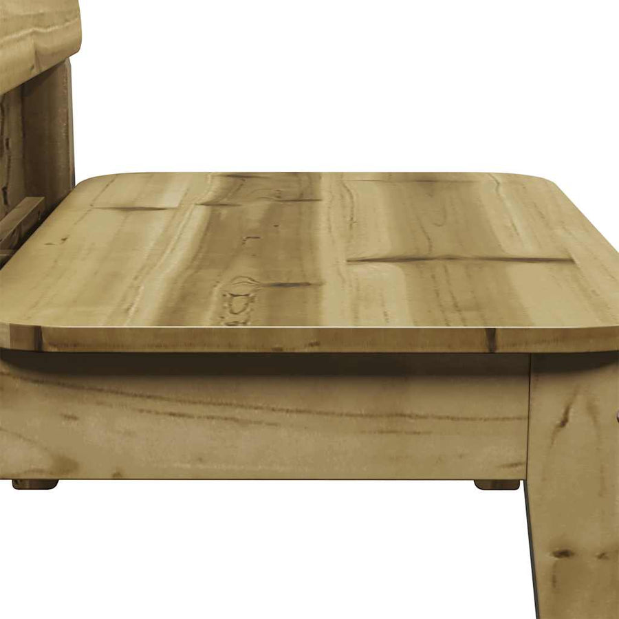 Tuinstoelen 2 st 60x52,5x72 cm geïmpregneerd hout