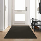 Deurmat zwart 120x350 cm 100% polyamide