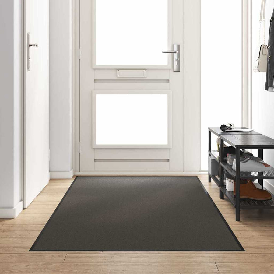 Deurmat Anders Antraciet en Zwart 120 x 250 cm Polyamide en PVC