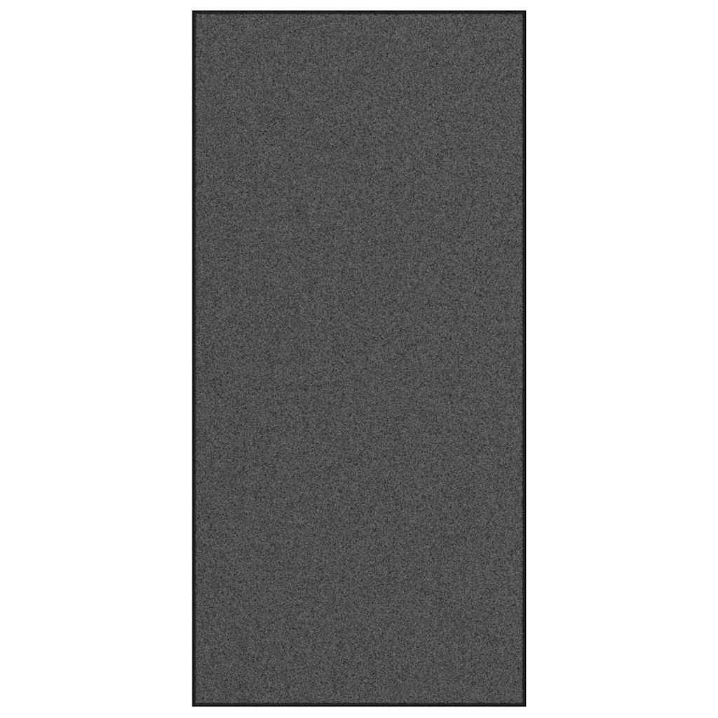 Deurmat Anders Antraciet en Zwart 120 x 250 cm Polyamide en PVC