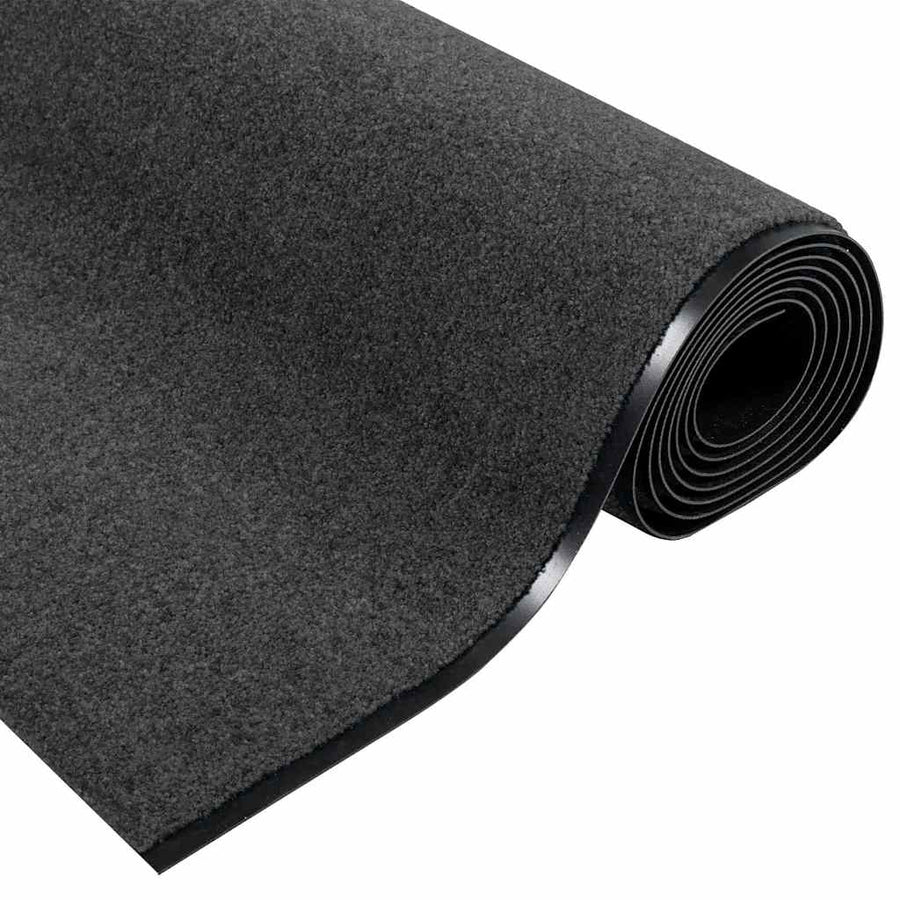 Deurmat Anders Antraciet en Zwart 120 x 400 cm Polyamide en PVC