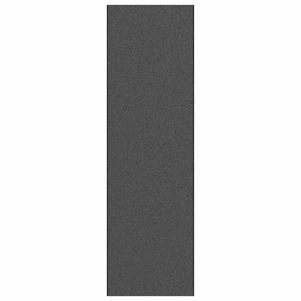 Deurmat Anders Antraciet en Zwart 120 x 400 cm Polyamide en PVC
