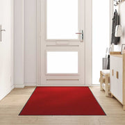 Deurmat 120x250 cm rood zwart polyamide