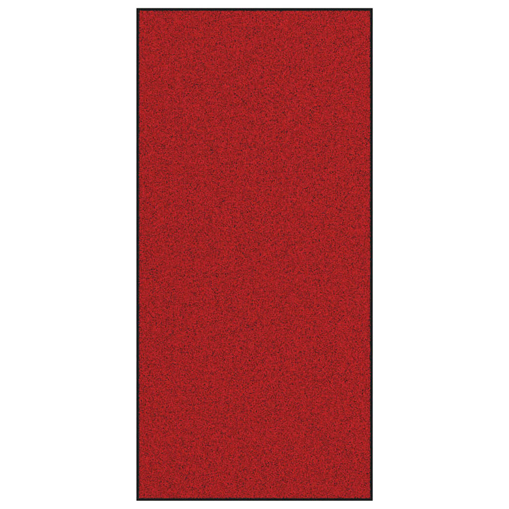 Deurmat Rood en Zwart 120 x 250 cm 100% Polyamide