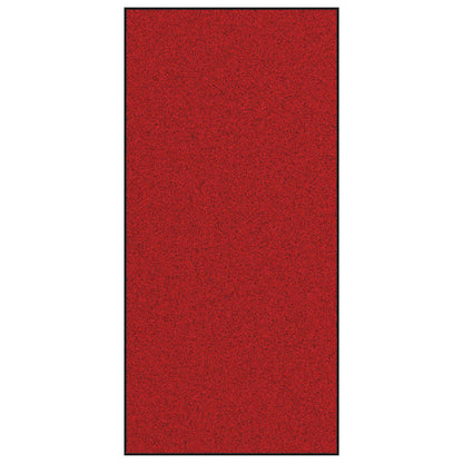 Deurmat Rood en Zwart 120 x 250 cm 100% Polyamide