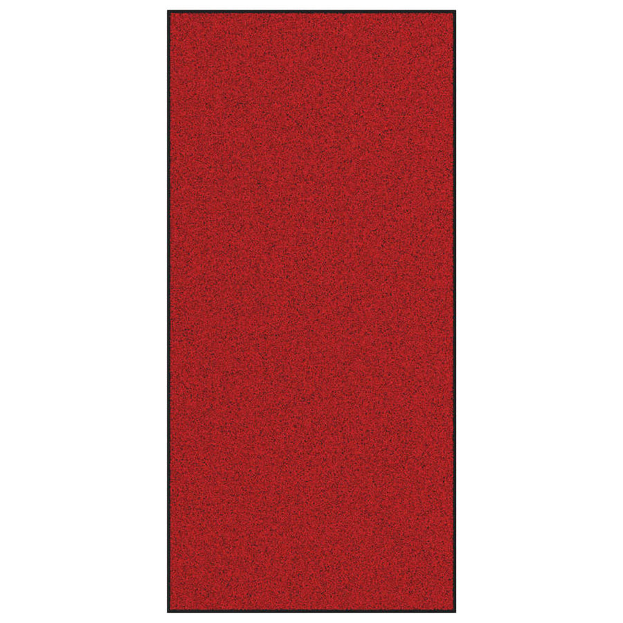 Deurmat Rood en Zwart 120 x 250 cm 100% Polyamide