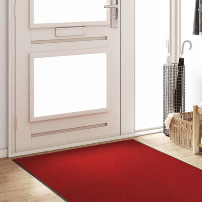 Deurmat Anders En Zwart Polyamide En Pvc Rood 120 x 400 cm