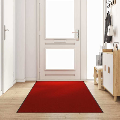 Deurmat Anders En Zwart Polyamide En Pvc Rood 120 x 400 cm