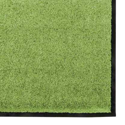 Deurmat Anders Groen en Zwart 120 x 300 cm Polyamide en PVC