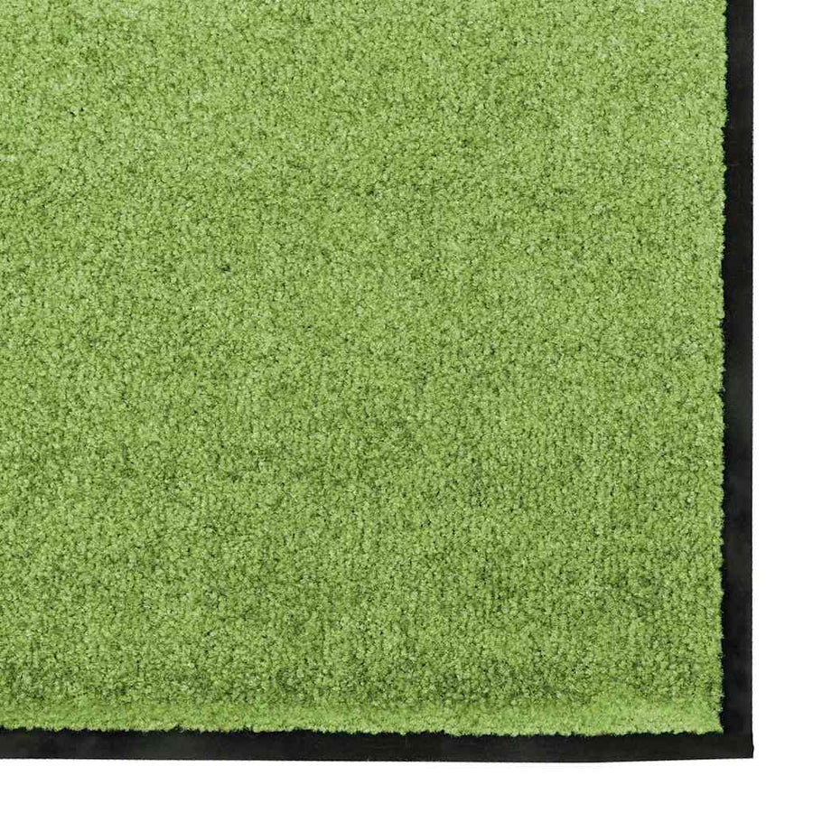 Deurmat Anders Groen en Zwart 120 x 300 cm Polyamide en PVC