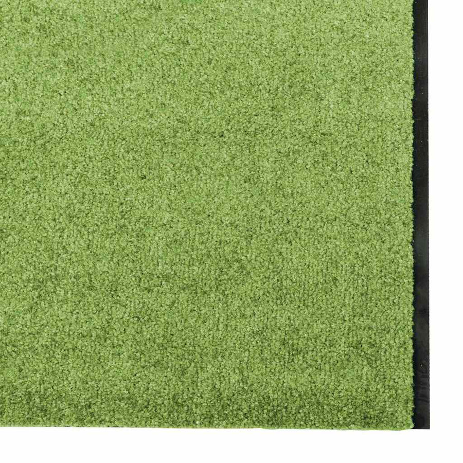 Deurmat Anders Groen en Zwart 120 x 350 cm Polyamide en PVC